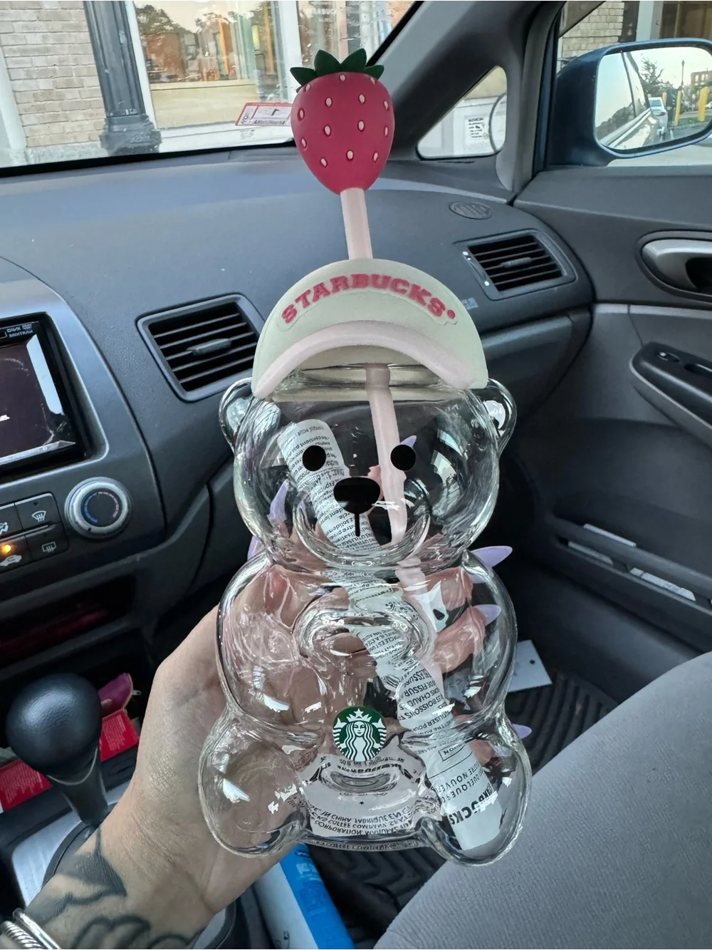 Authentic 2026 New Starbucks Pink Bearista Bear Cup Tumblers Strawberry NWT